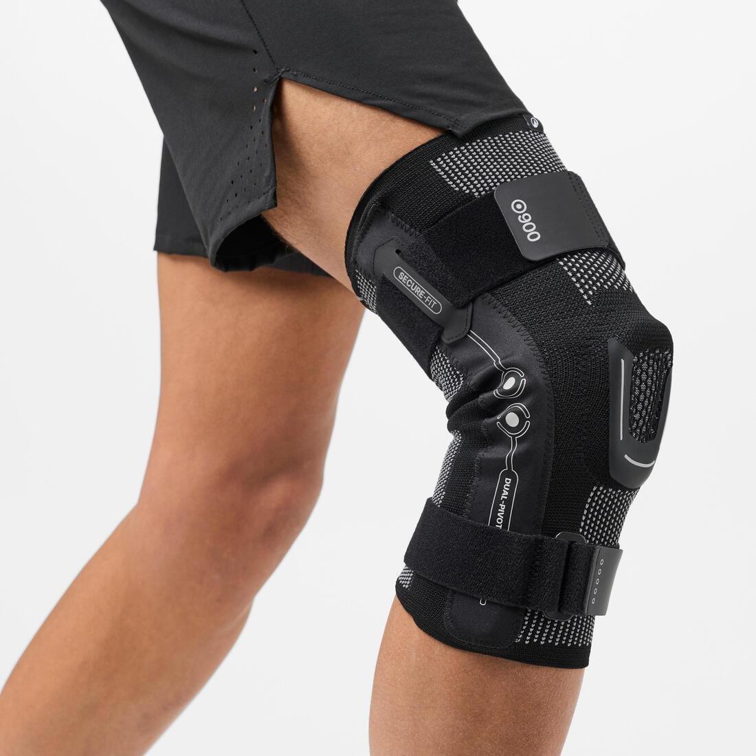 Level 3 Right or Left Knee Support, Black, No Color, large image number 3