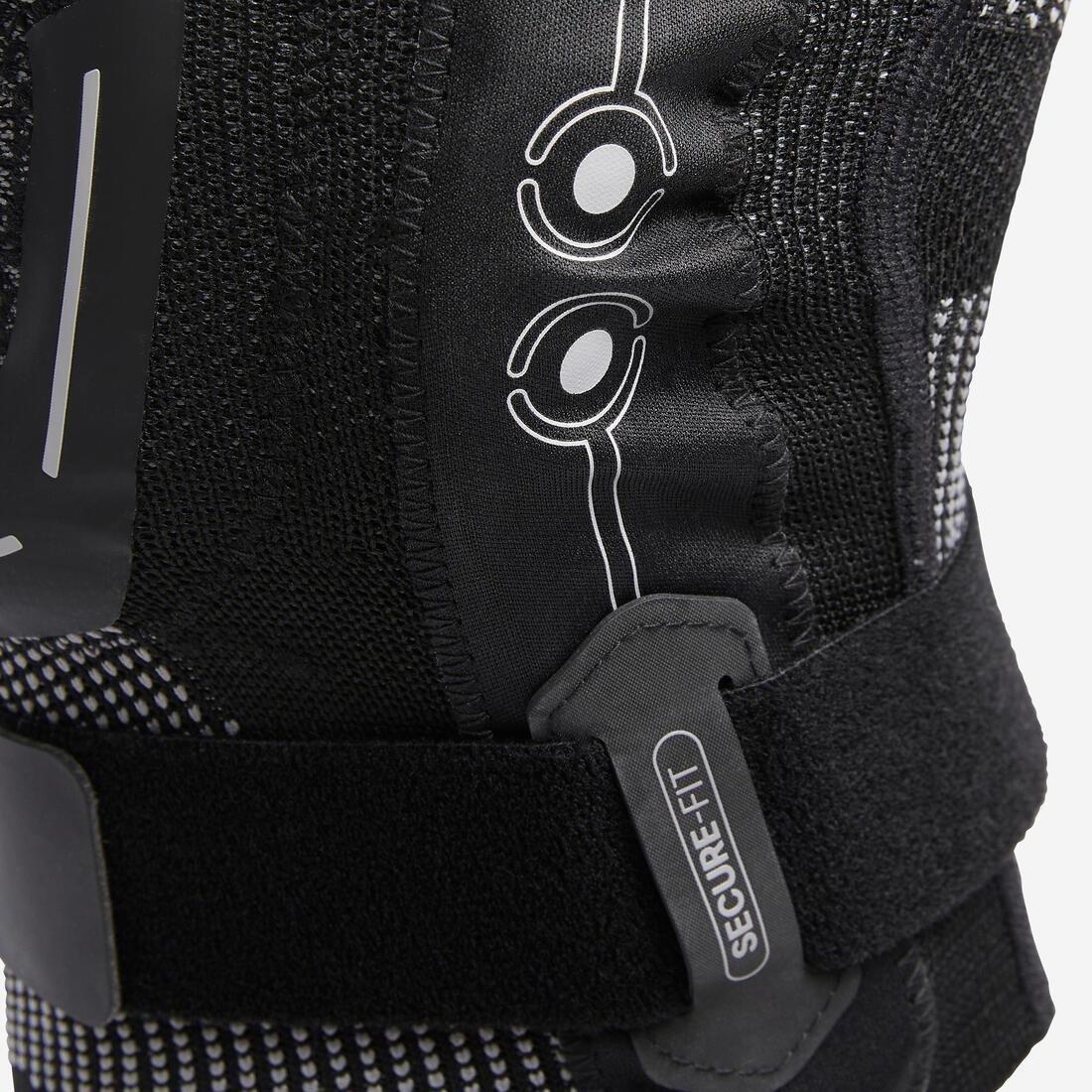 Level 3 Right or Left Knee Support, Black, No Color, large image number 8