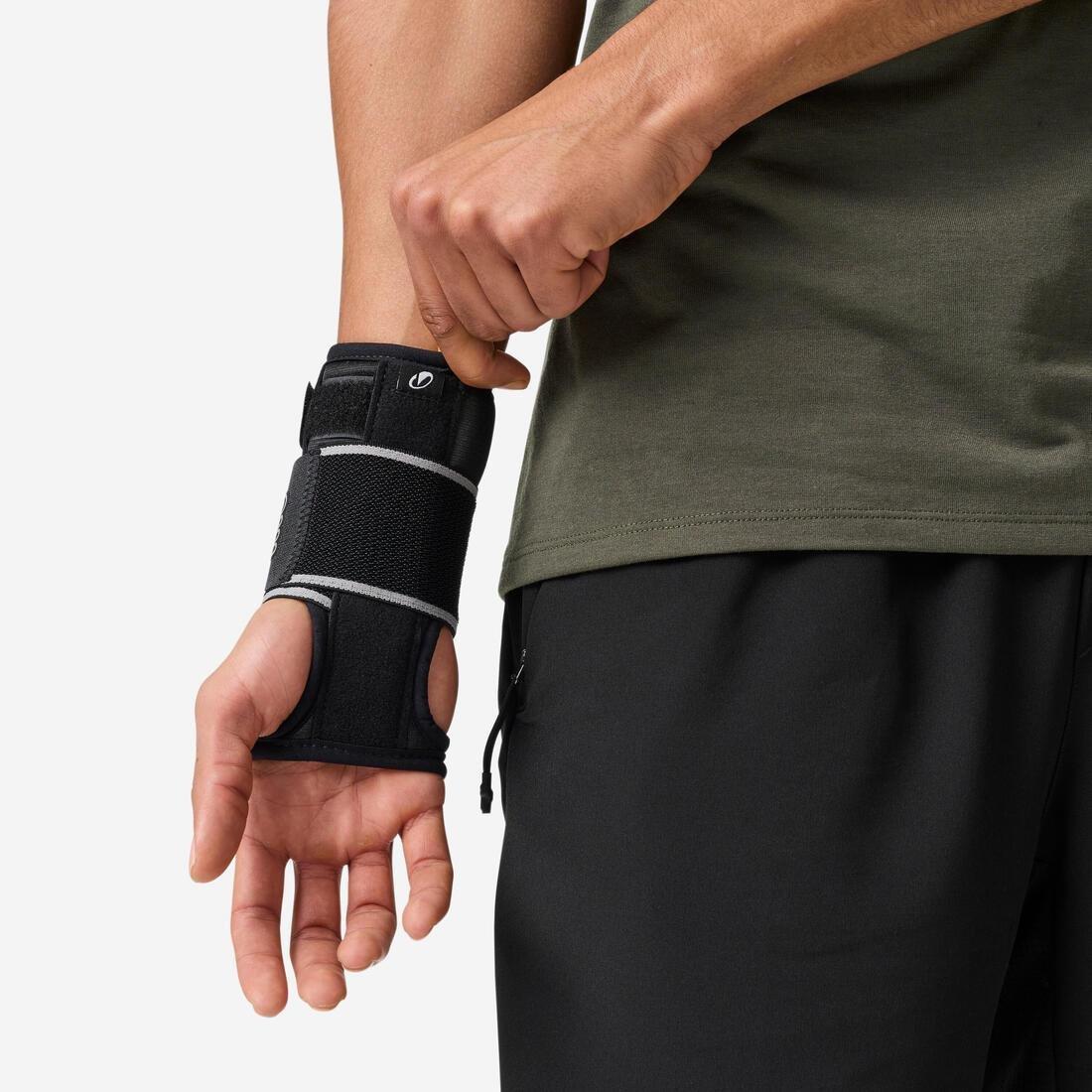 Level 5 Right Or Left Wrist Support, Black, No Color, large image number 4