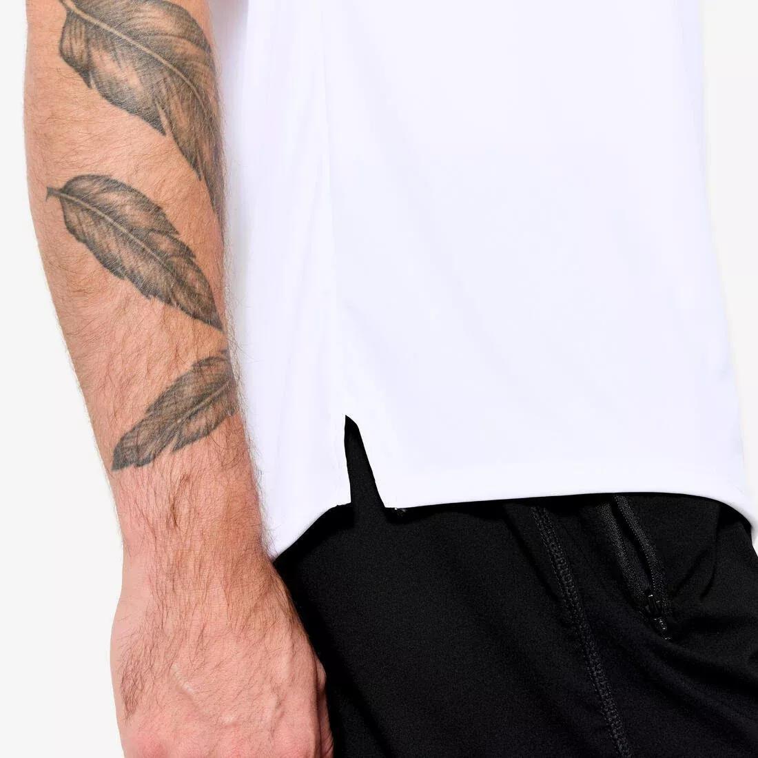 Men Fitness Stretch T-Shirt, White, No Color, large image number 6