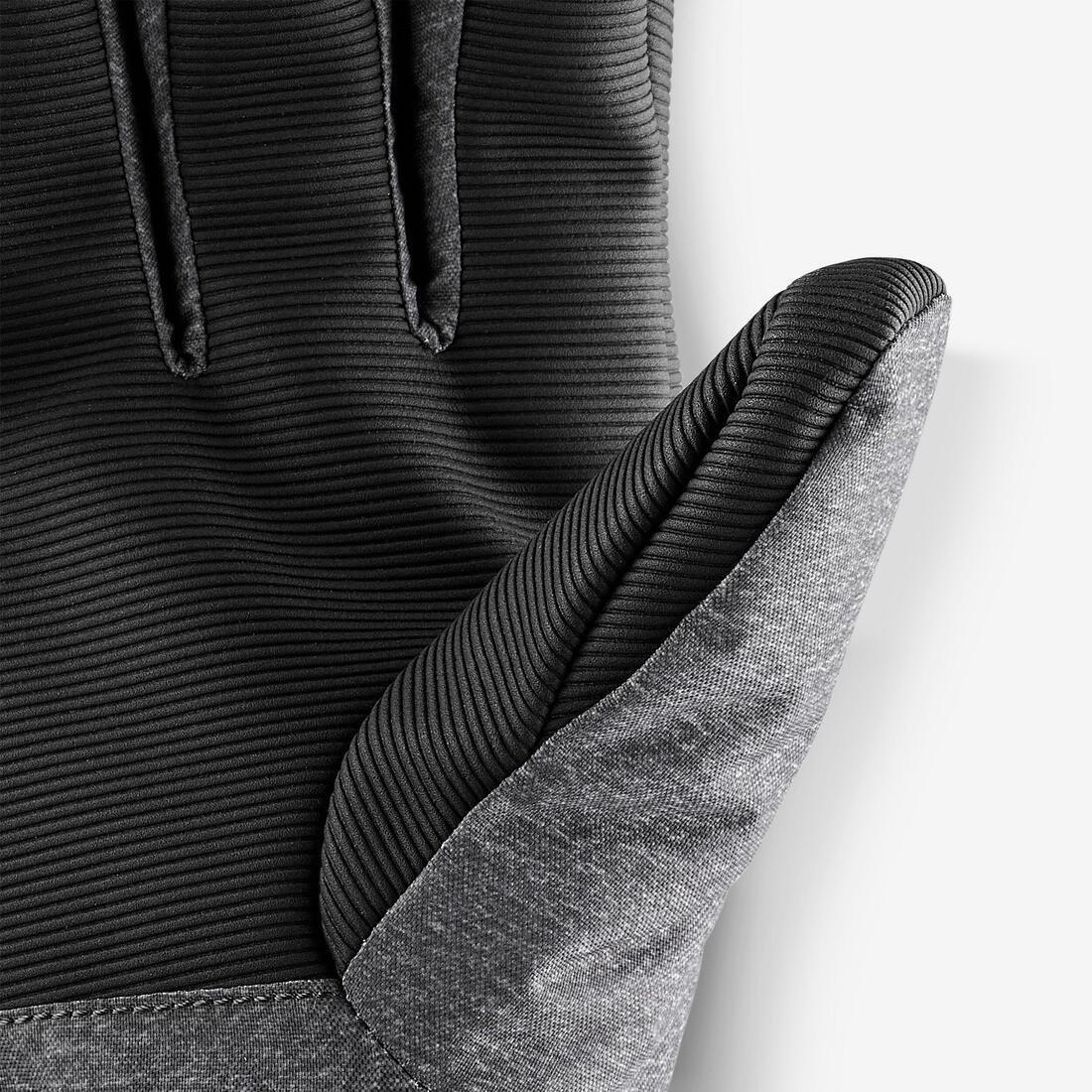 Kids Unisex skiing gloves - 6-14 years - made from 29% recycled polyester - GL 500, Black, No Color, large image number 9