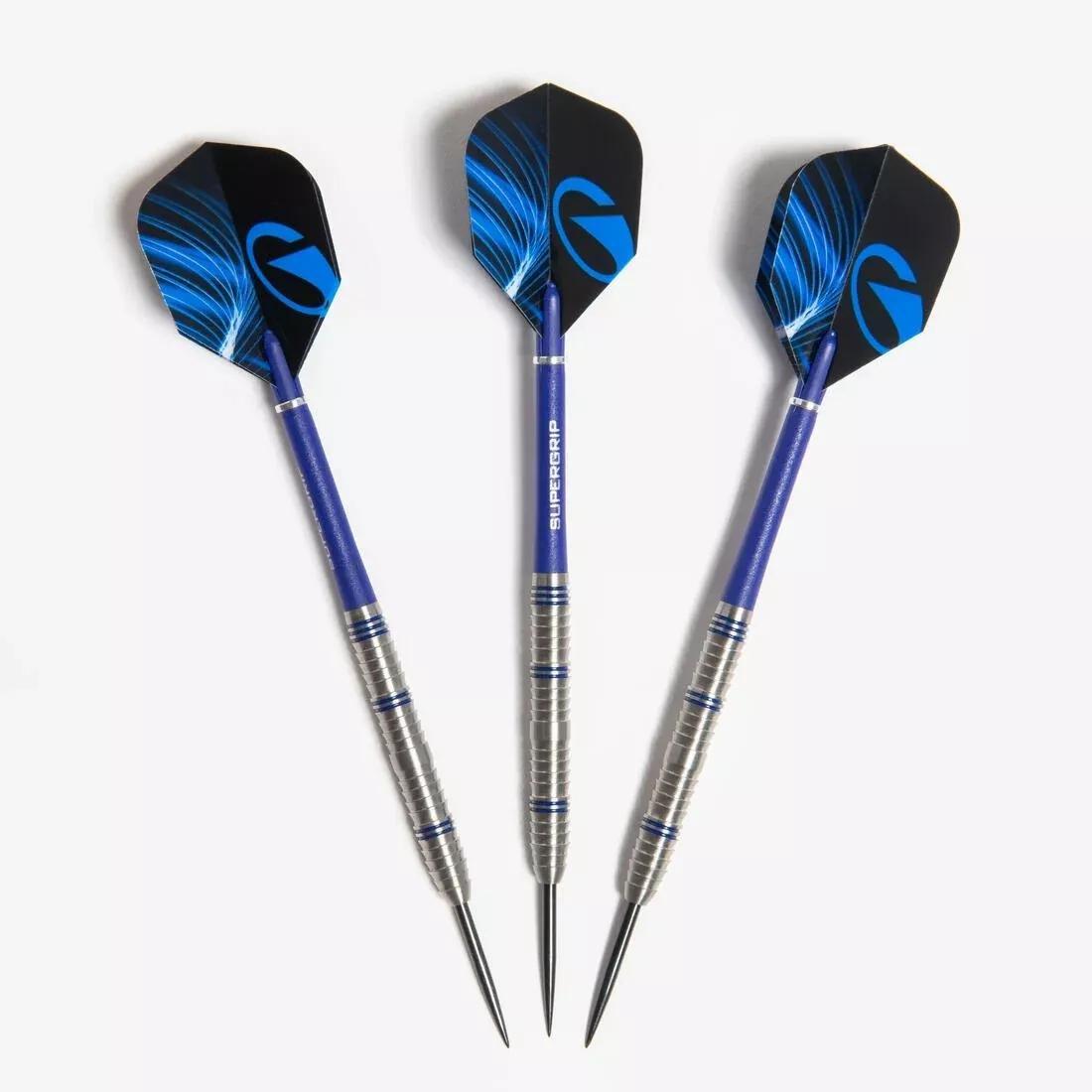 T940 Steel-Tipped Darts Tri-Pack, Blue, No Color, medium