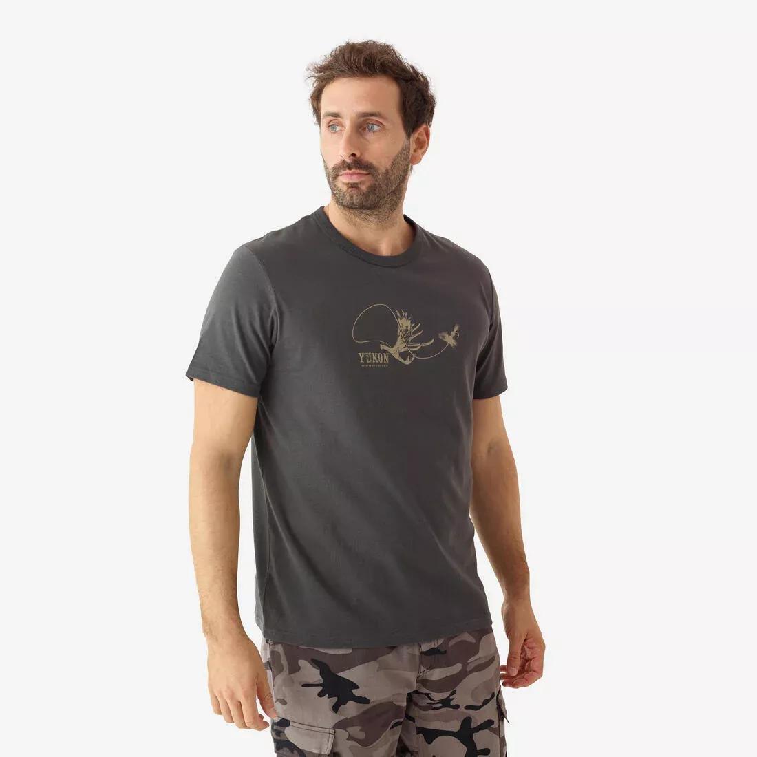 Cotton t-shirt - 100 yukon, Brown, No Color, large image number 1