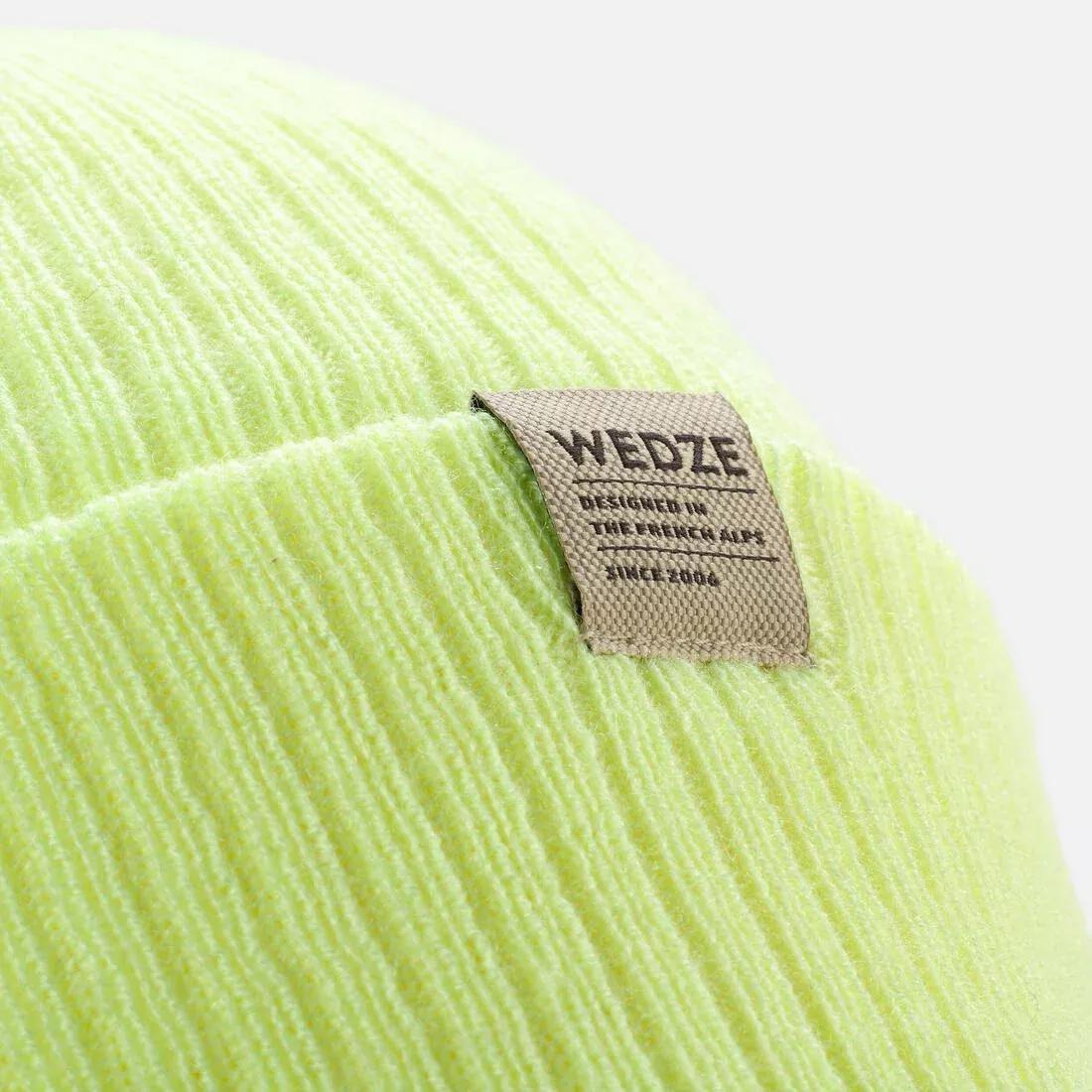 Kids Girls Skiing Beanie Hat Fisherman 500, Pink, 5401_000, large image number 4