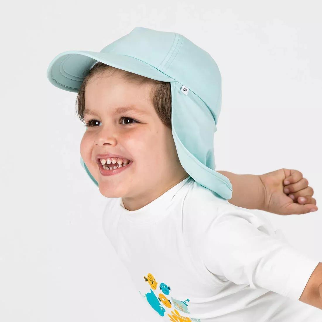 Kids Boys UV-Protection Cap, Blue, No Color, large image number 3