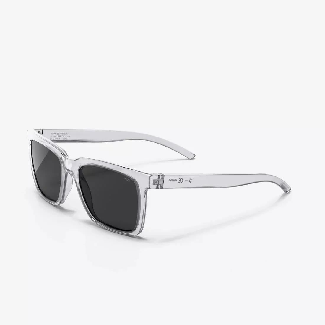 Category 3 Rectangular Sunglasses - Active 500 SQR, Blue, No Color, medium