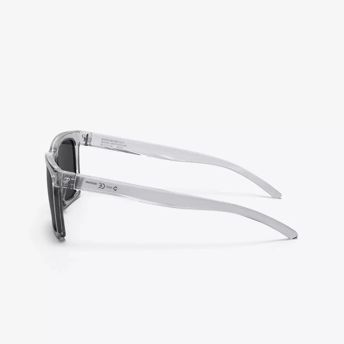 Category 3 Rectangular Sunglasses - Active 500 SQR, Blue, No Color, medium