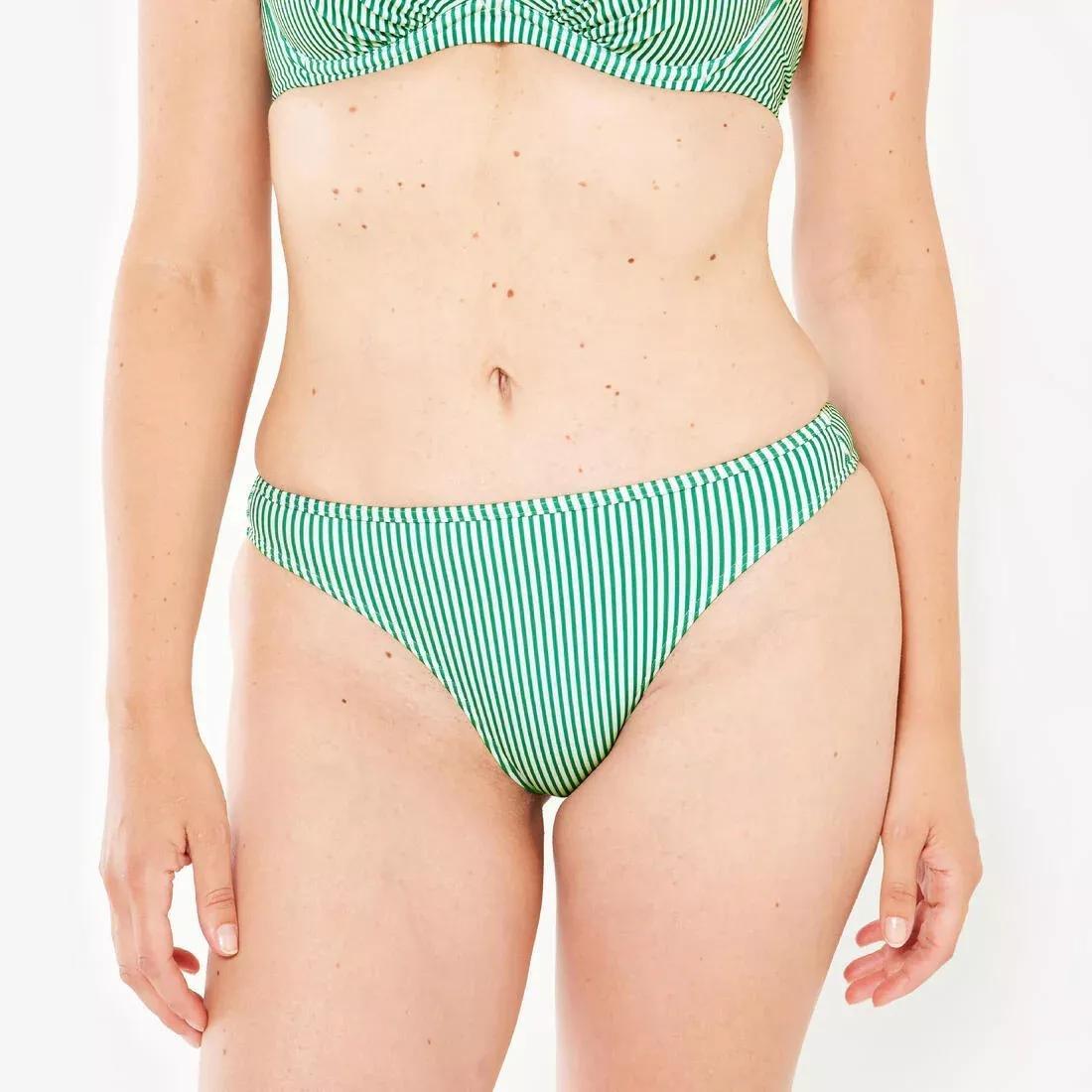Women surfing bikini bottoms floral briefs, Multicolour, No Color, large image number 2