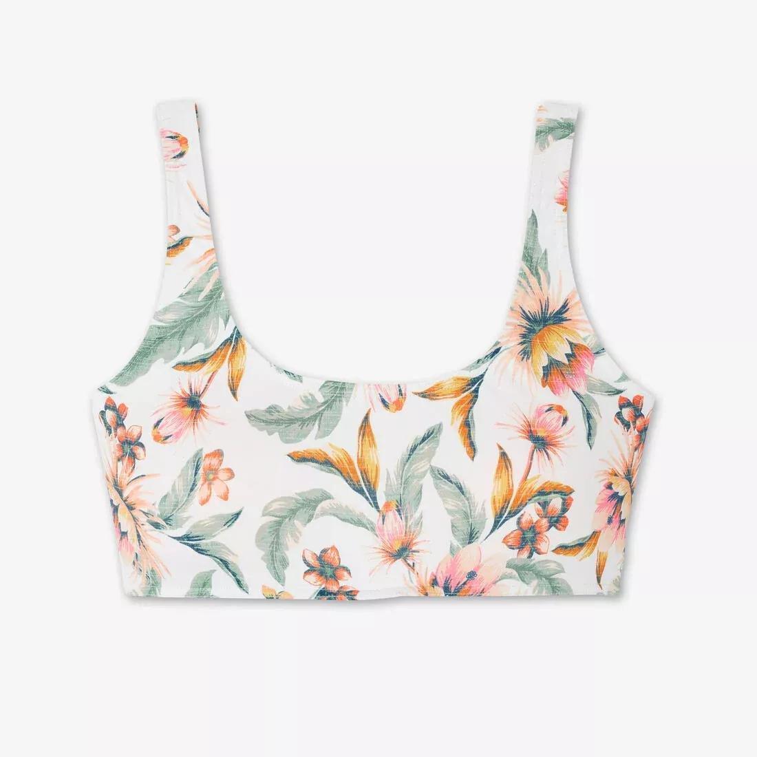 Women surfing bikini crop top - Aurely palmer, White, No Color, large image number 5