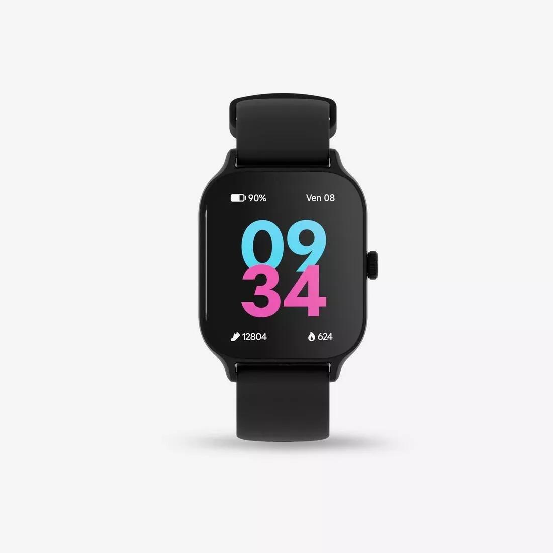 Sport Connected Watch - GPS Fit100 M, Black, No Color, large image number 0
