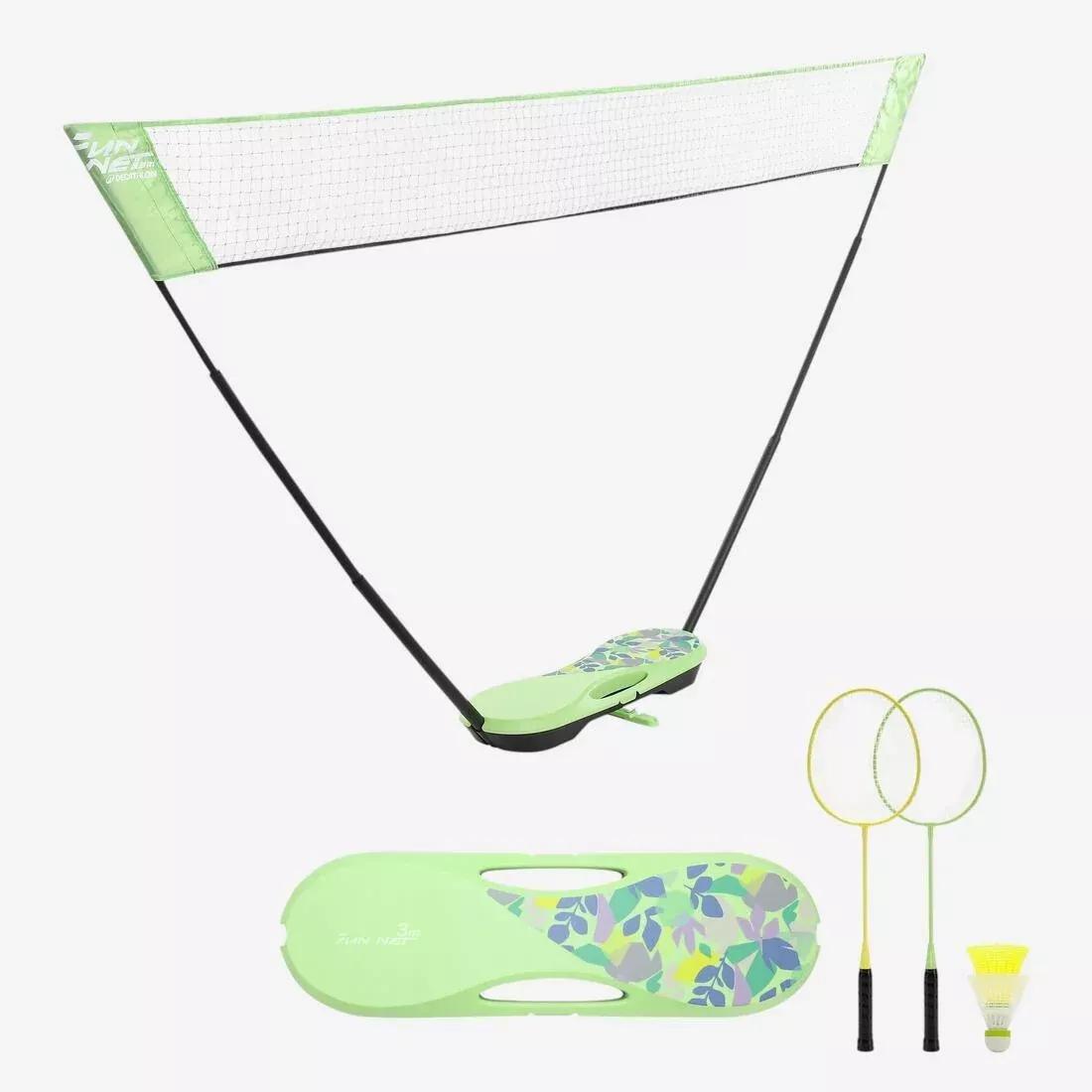Badminton Net Fun Set 3 Meter, Green, No Color, large image number 0