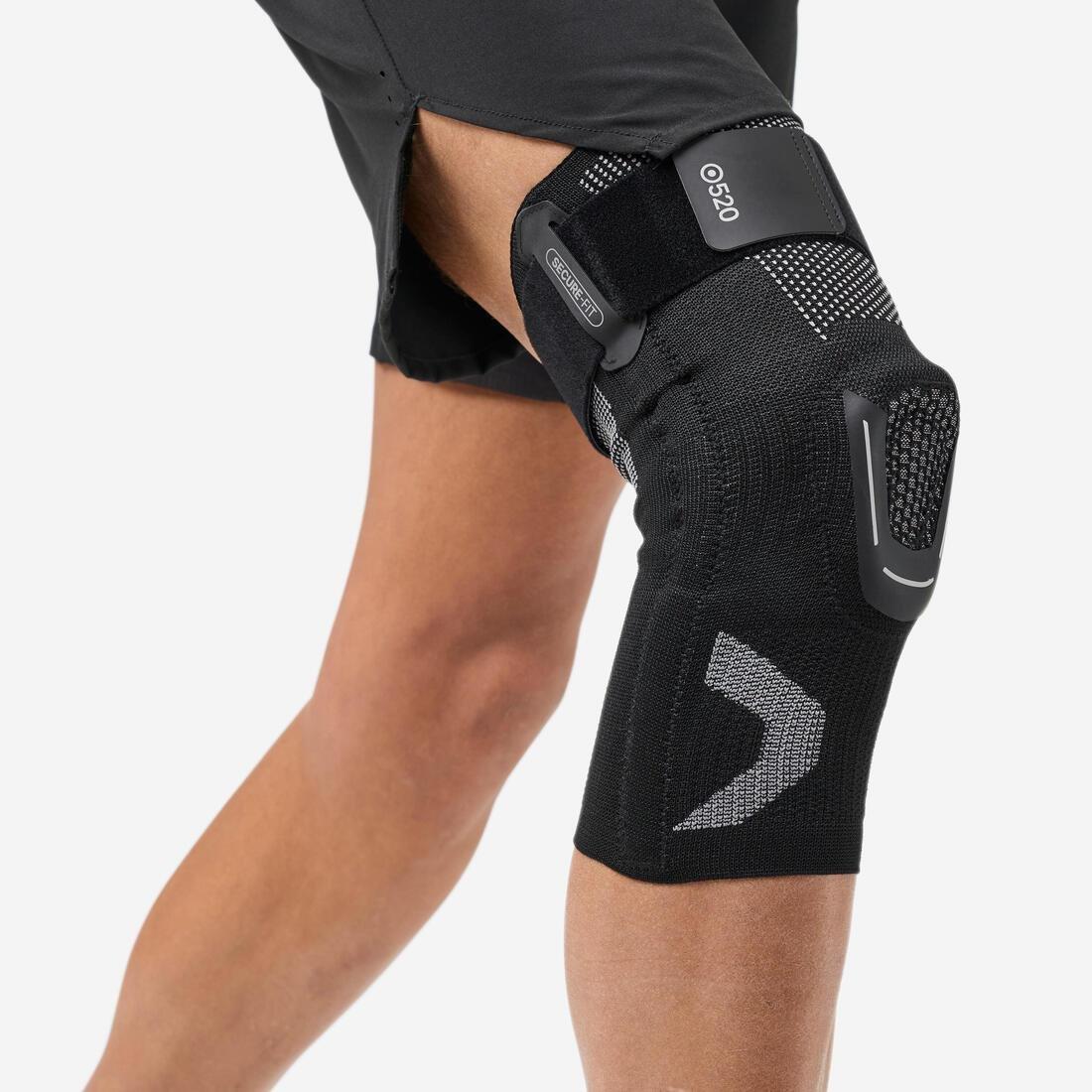 Level 2 Right Or Left Knee Support, Black, No Color, large image number 4