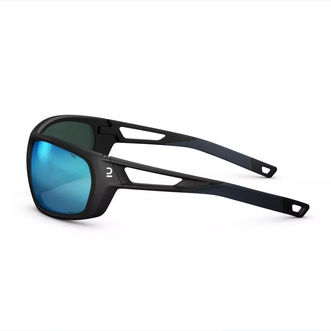 GREY Adults Hiking Sunglasses - MH580 - Polarising Category 4, No Color, large image number 6