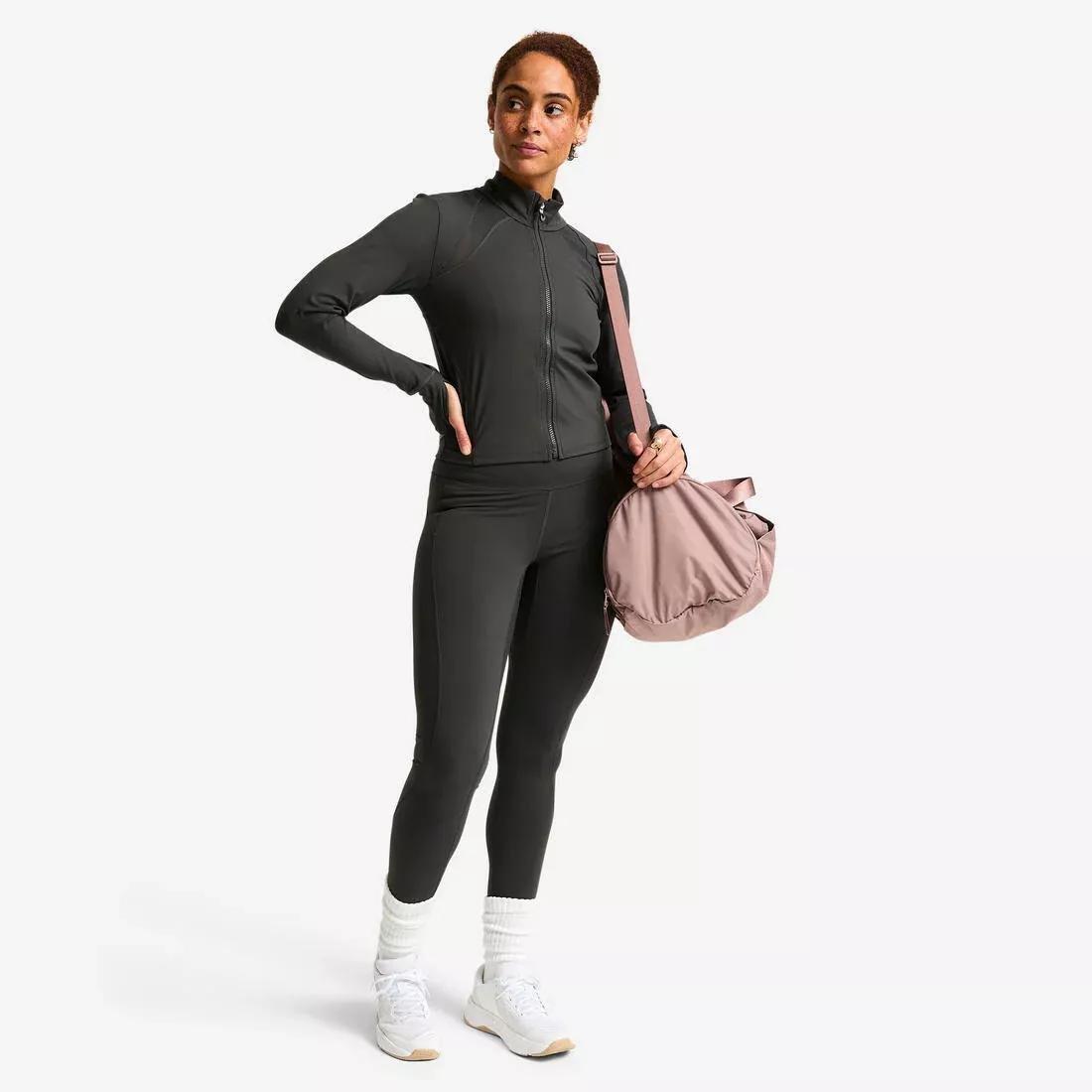 Women Fitted Sports Jacket, Grey, No Color, large image number 1