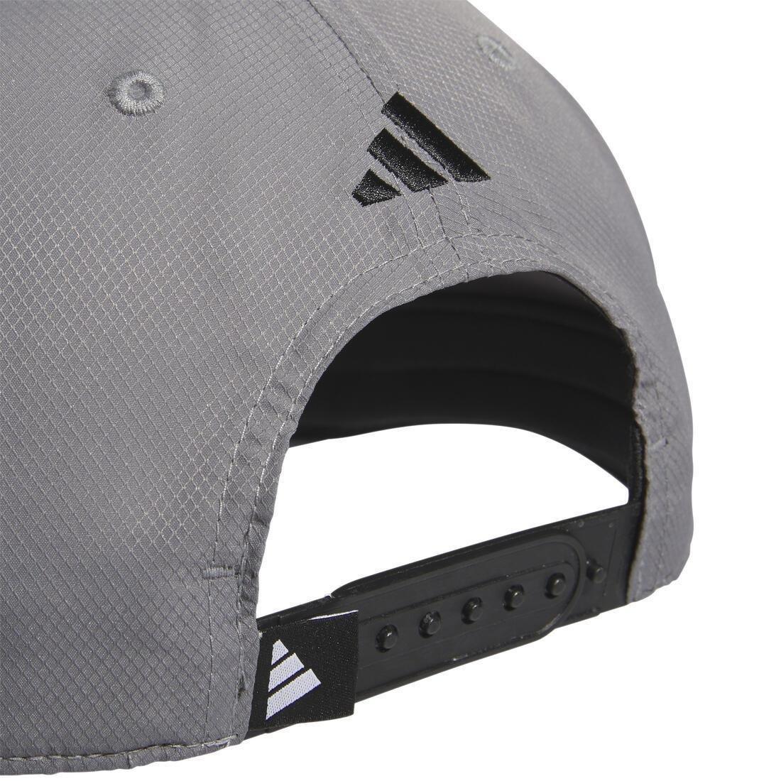 3-Stripes Tour Golf Hat, Grey, No Color, large image number 3