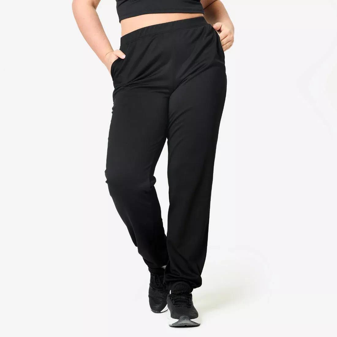 Women Warm and Comfortable Fitness Bottoms, Beige, No Color, large image number 0