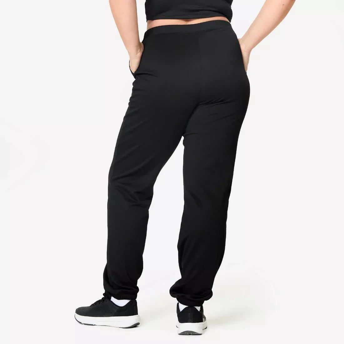 Women Warm and Comfortable Fitness Bottoms, Beige, No Color, large image number 2