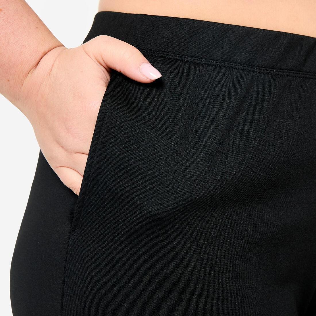 Women Warm and Comfortable Fitness Bottoms, Beige, No Color, large image number 4