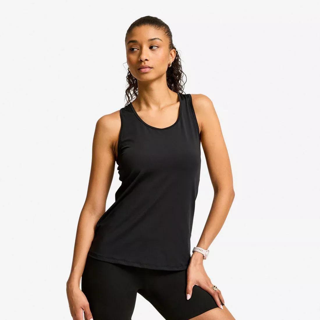 Women Tank Top - Basic, Black, No Color, large image number 0