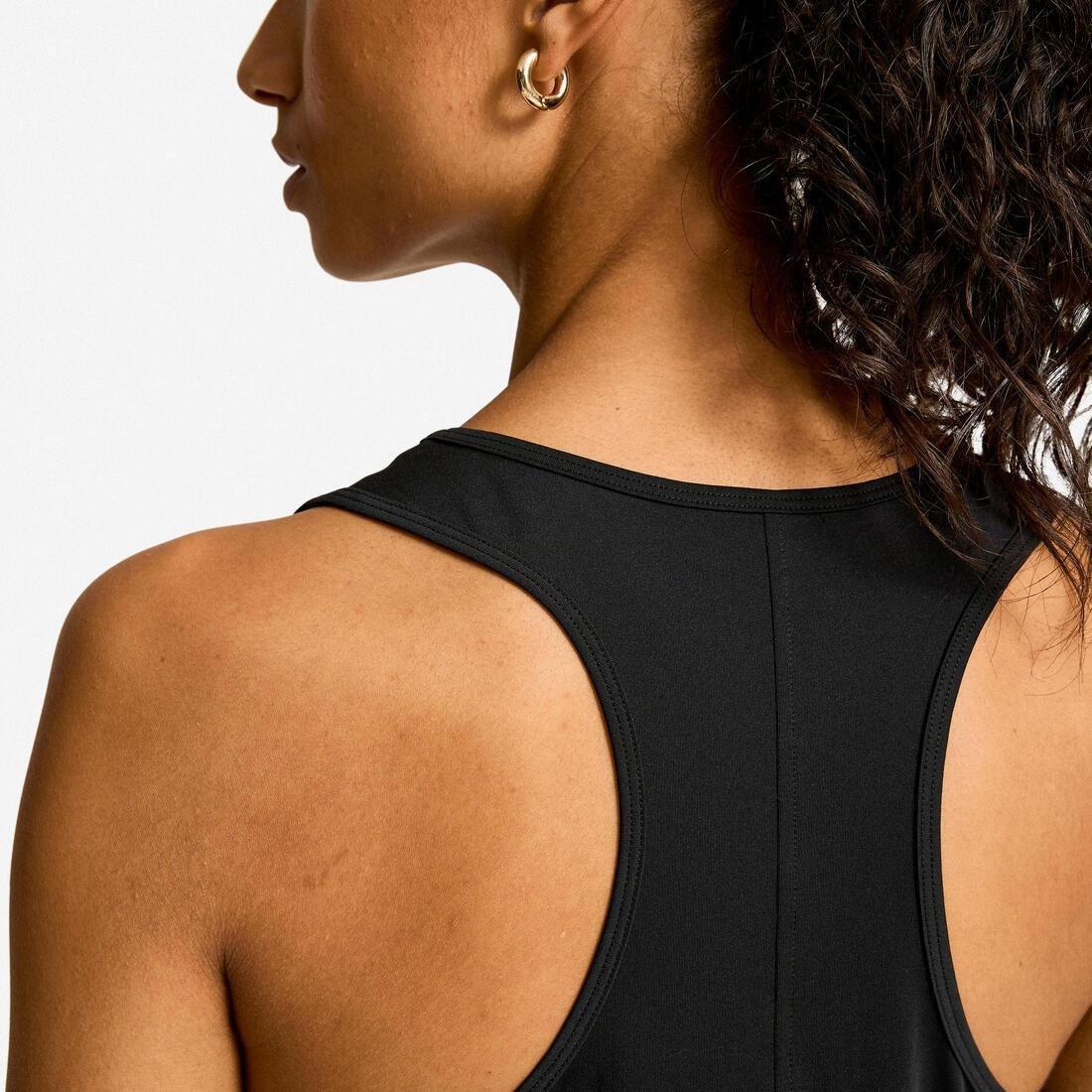 Women Tank Top - Basic, Black, No Color, large image number 4
