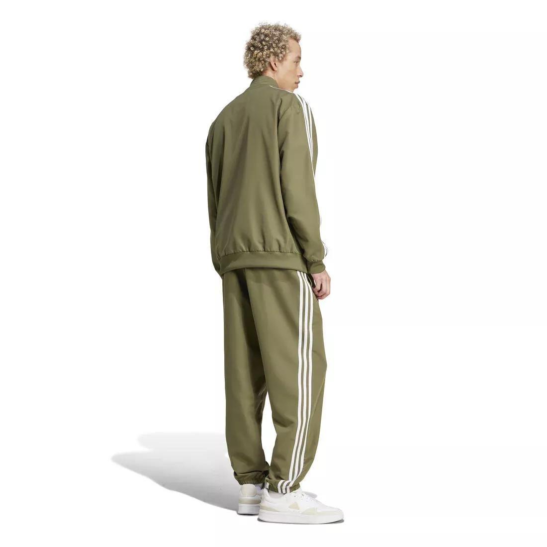 3-Stripes Woven Track Suit, Green, No Color, large image number 2