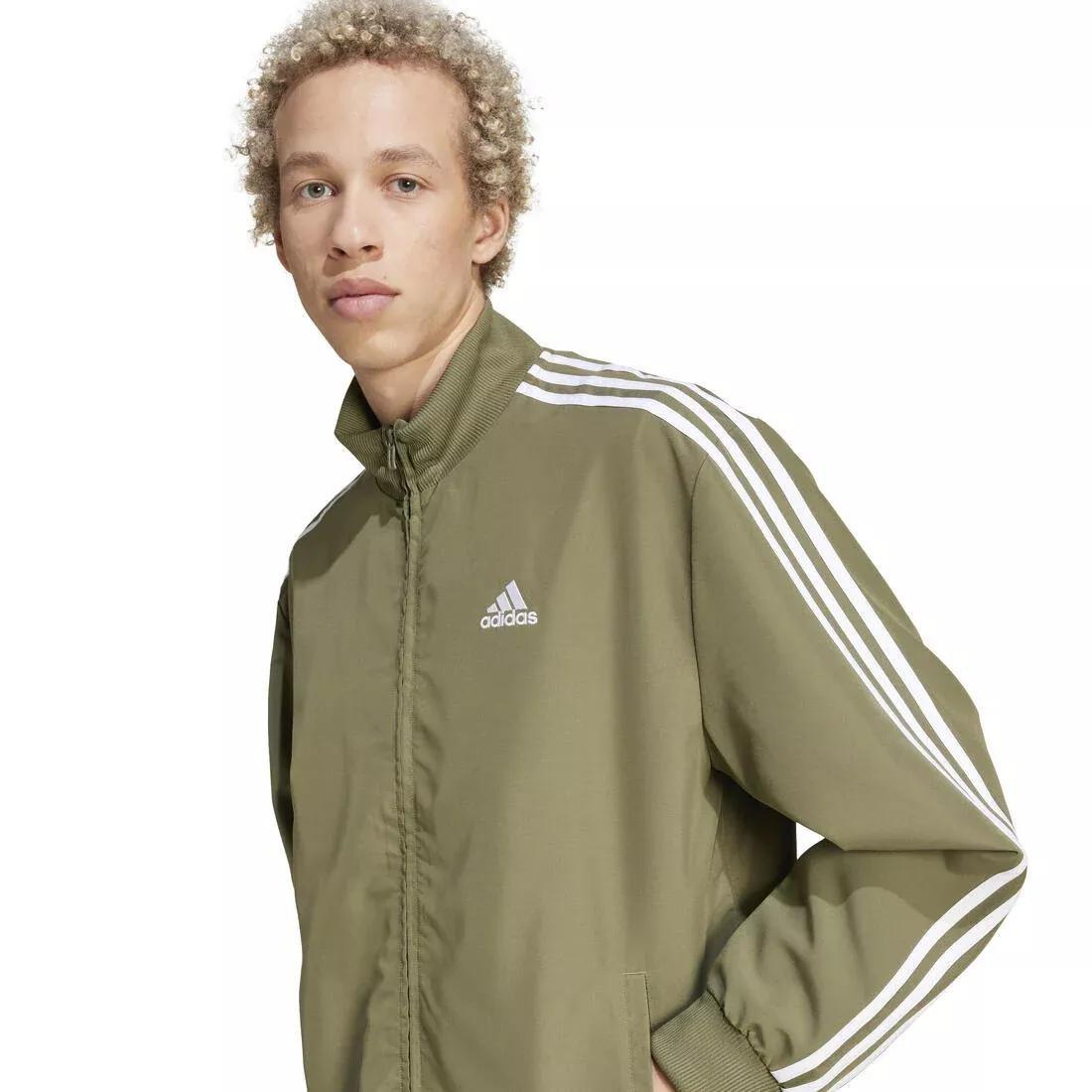 3-Stripes Woven Track Suit, Green, No Color, large image number 3