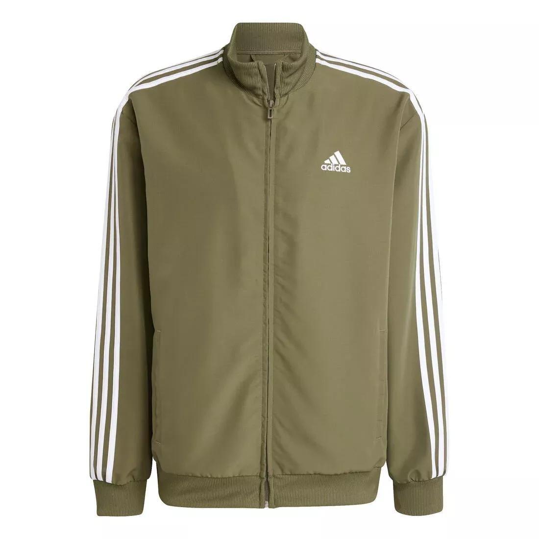 3-Stripes Woven Track Suit, Green, No Color, large image number 6