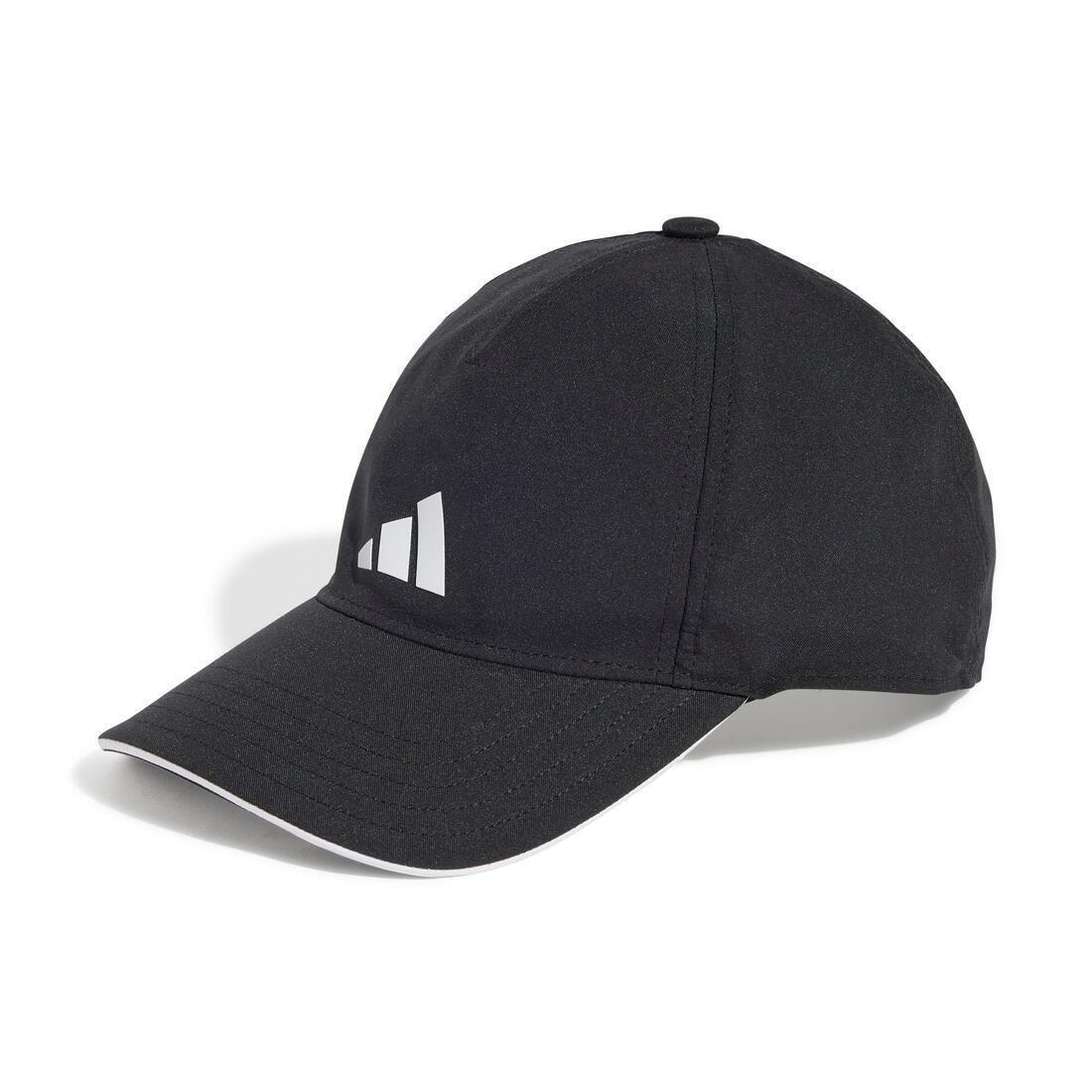 Unisex AEROREADY Training Running Baseball Cap, Black, No Color, large image number 0