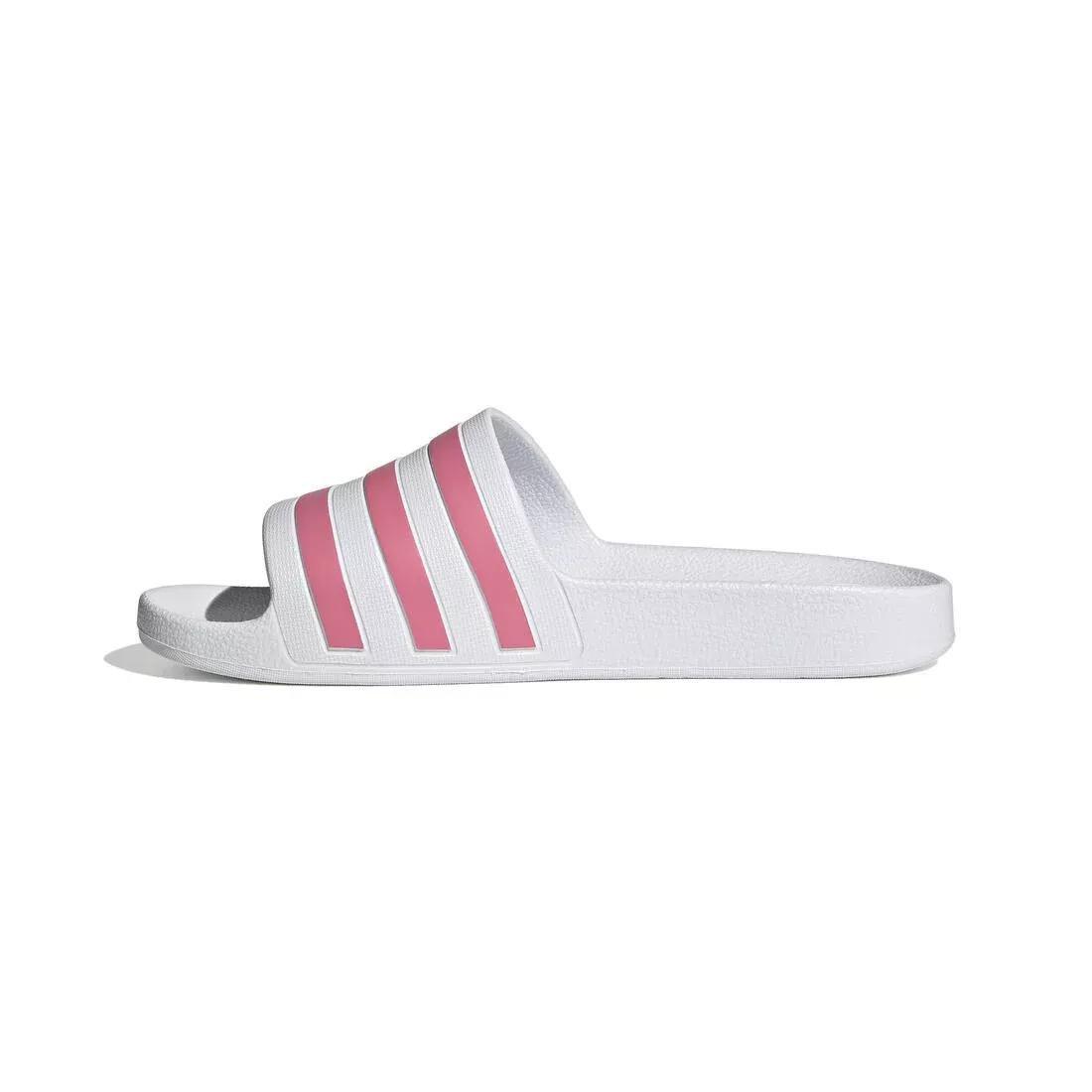 Adilette Aqua Slides, White, No Color, large image number 4