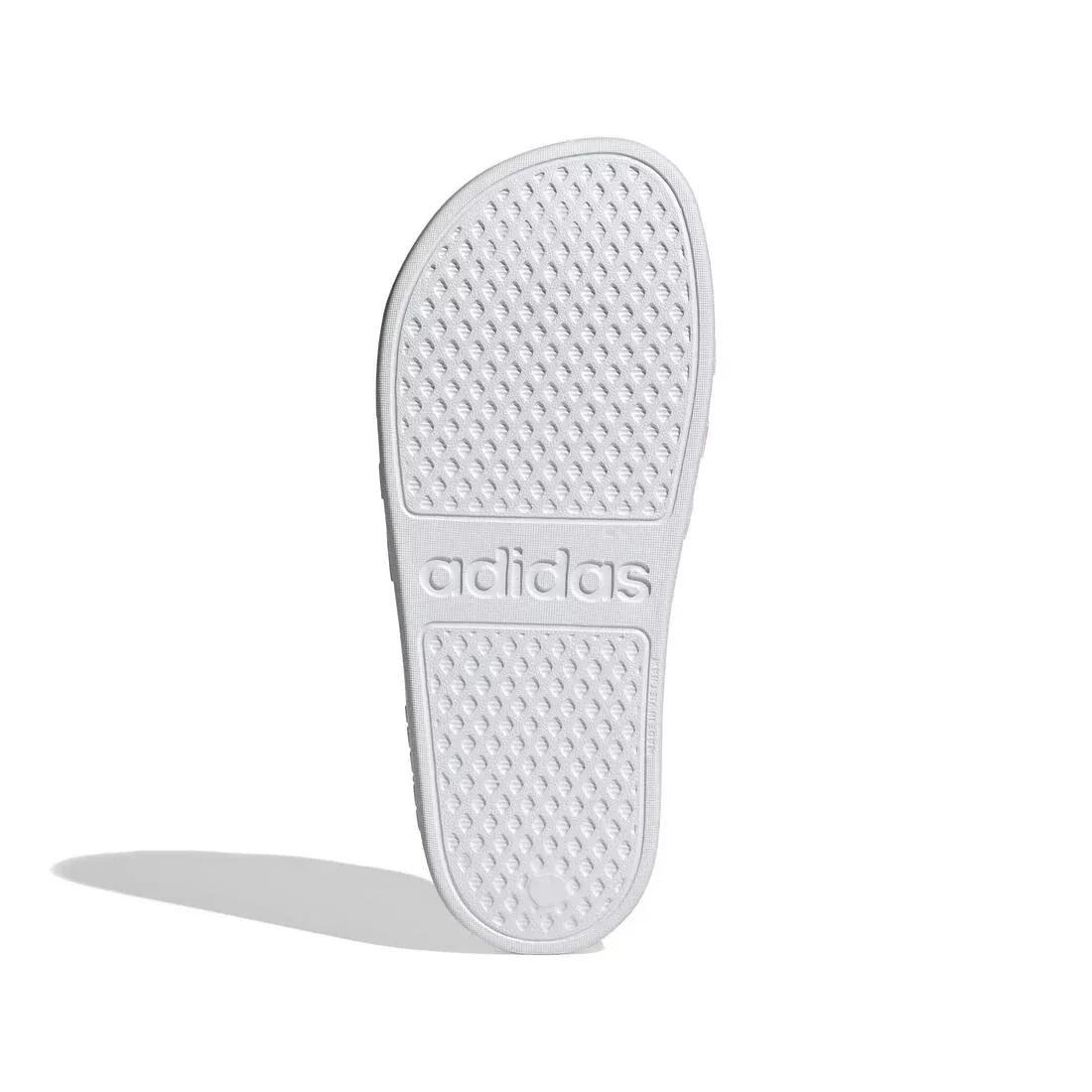 Adilette Aqua Slides, White, No Color, large image number 5
