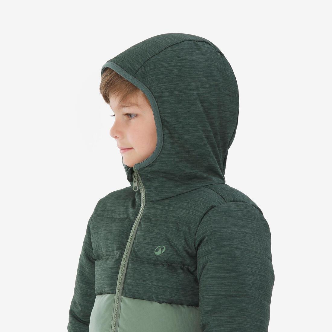 Kids Unisex Hiking Padded Jacket - Aged 2-6, Purple, 5401_000, large image number 7