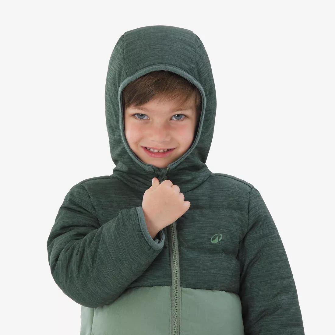 Kids Unisex Hiking Padded Jacket - Aged 2-6, Purple, 5401_000, large image number 8