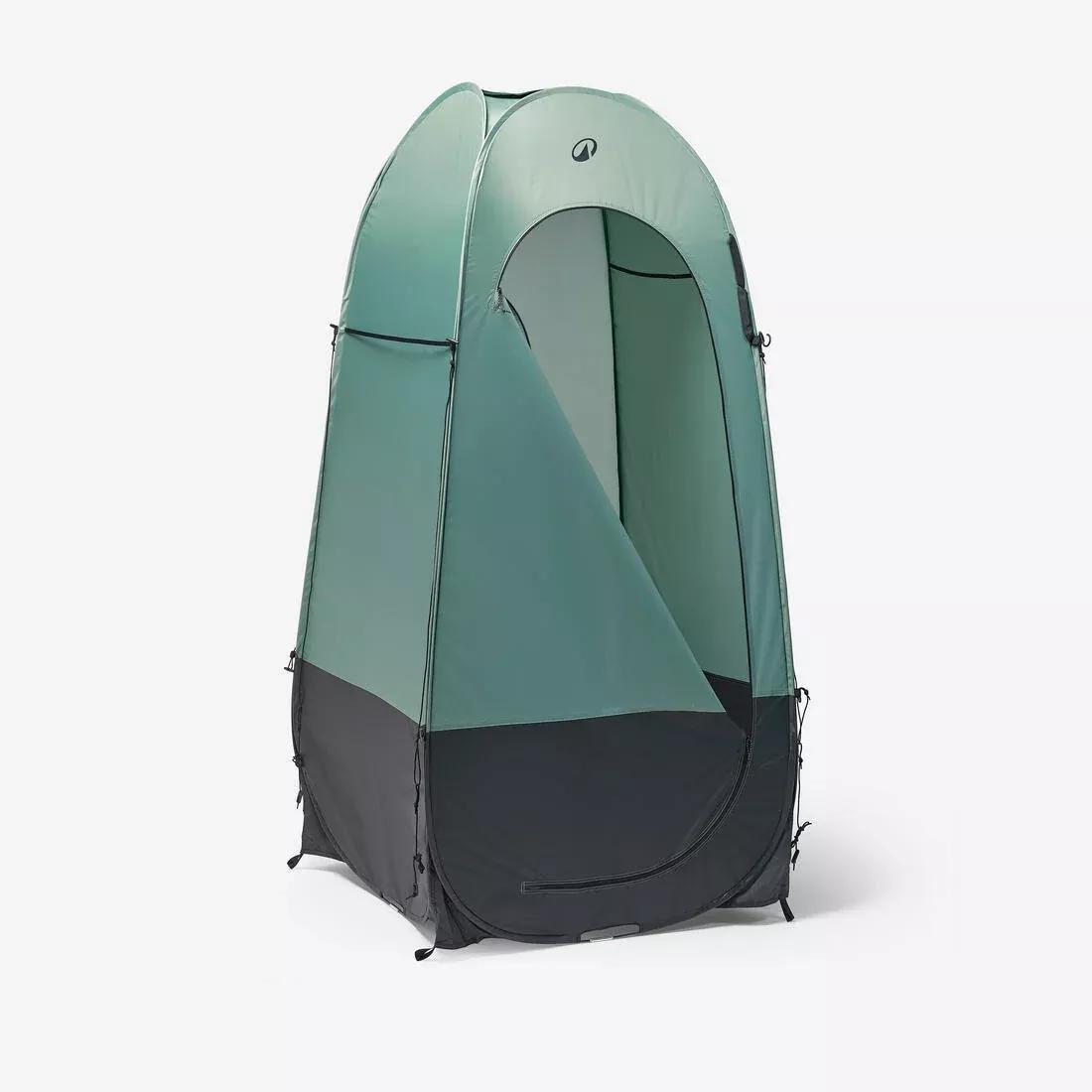 Instant Pop-Up Camping Tent And Shower Cubicle - 2 Seconds, Green, No Color, medium