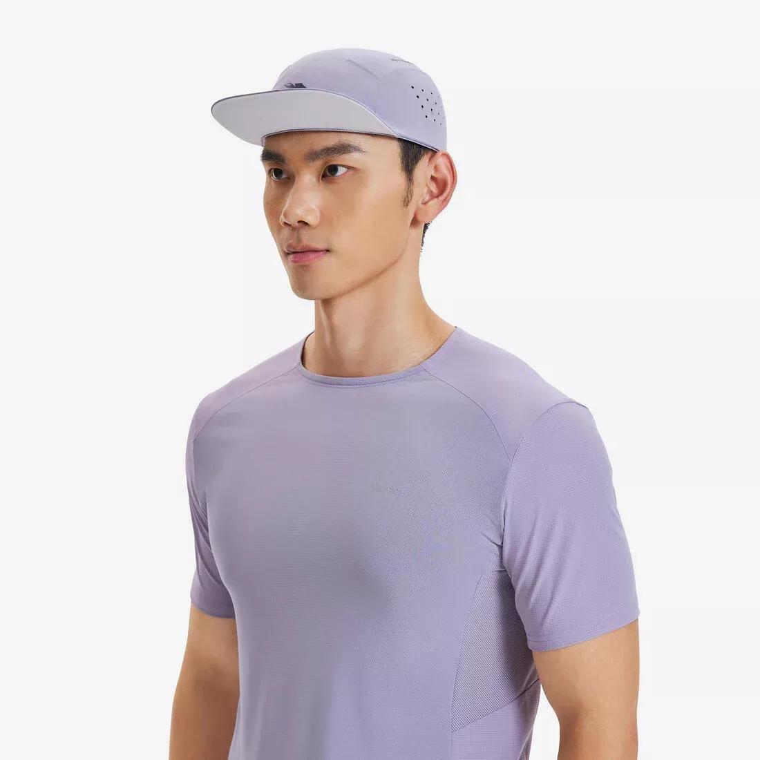 Unisex running cap, Kiprun ultra-lightweight, Purple, No Color, large image number 5
