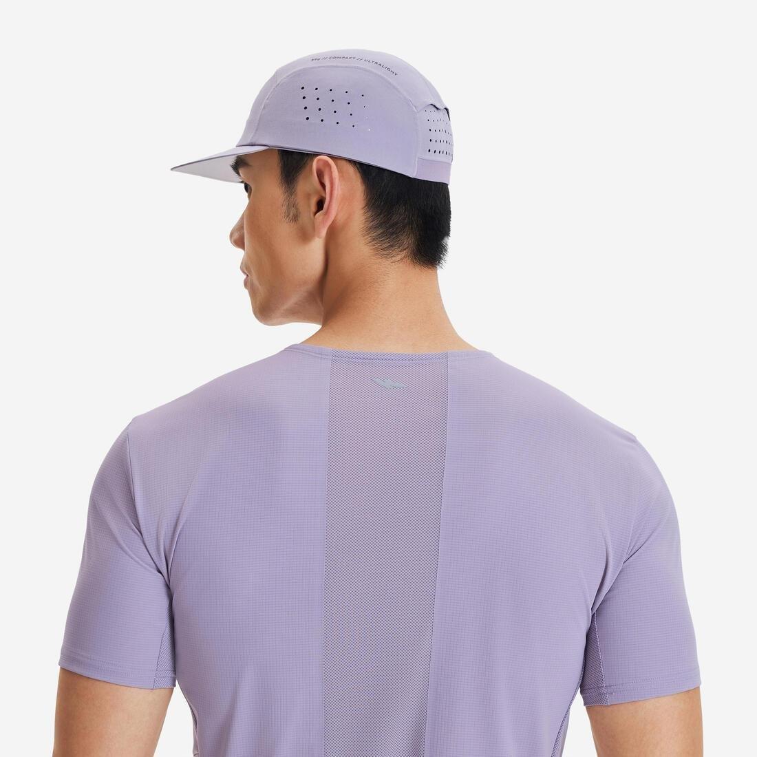 Unisex running cap, Kiprun ultra-lightweight, Purple, No Color, large image number 8