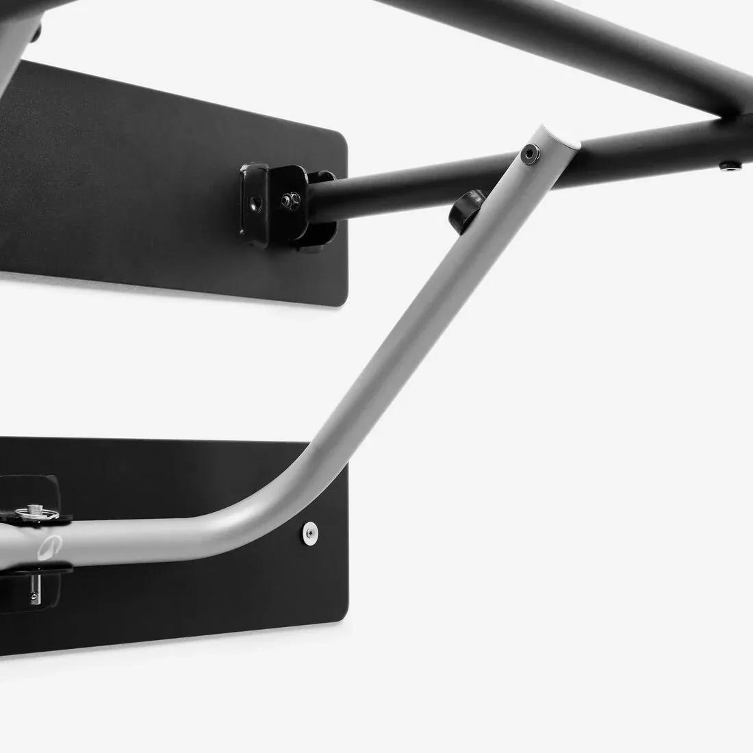 Wall-Mounted Pull-Up Bar, Black, No Color, large image number 4