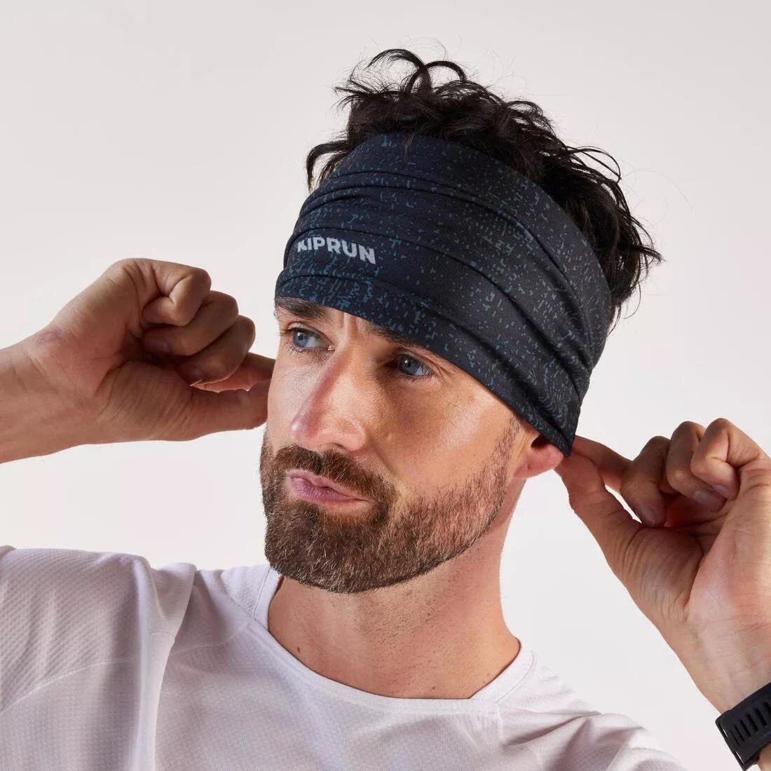 Kiprun Unisex Running Neck Warmer/Multi-Function Headband, Purple, No Color, large image number 1