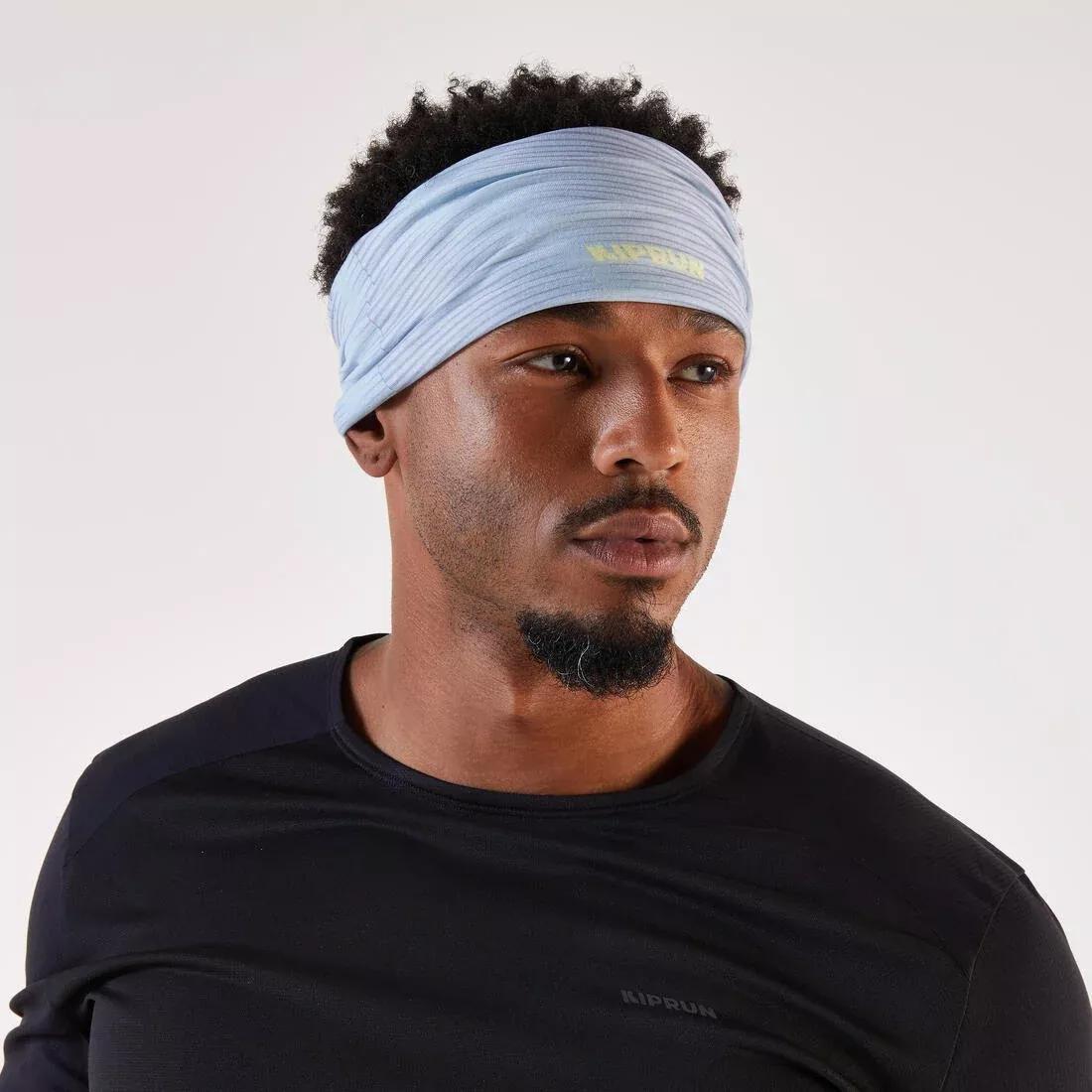 Kiprun Unisex Running Neck Warmer/Multi-Function Headband, Purple, No Color, large image number 4