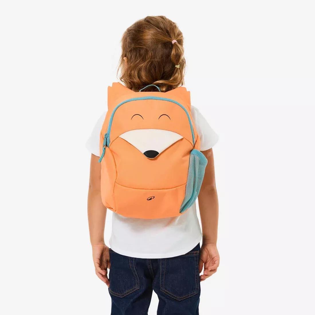 Kids Hiking Backpack 7 L - 2-5 Years - NH100 - Fox, Orange, No Color, medium