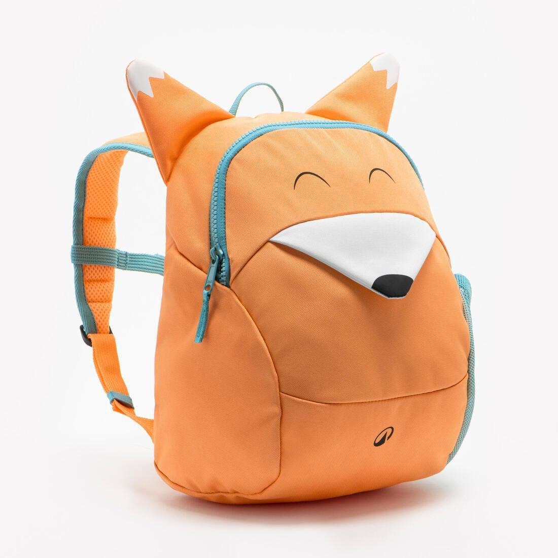 Kids Hiking Backpack 7 L - 2-5 Years - NH100 - Fox, Orange, No Color, medium