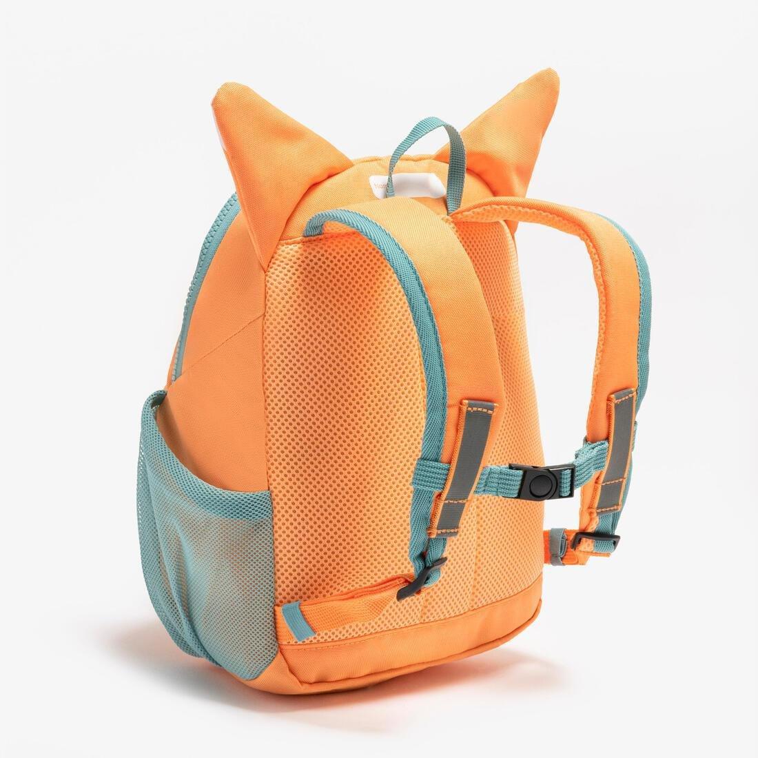 Kids Hiking Backpack 7 L - 2-5 Years - NH100 - Fox, Orange, No Color, large image number 4
