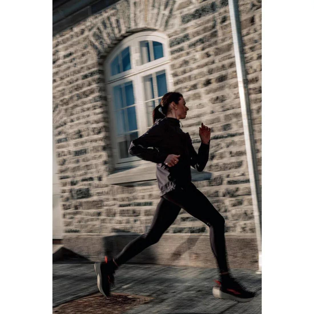 Women Waterproof Breathable Trail Running Jacket - Kiprun Run500, Burgundy, 5401_000, large image number 11