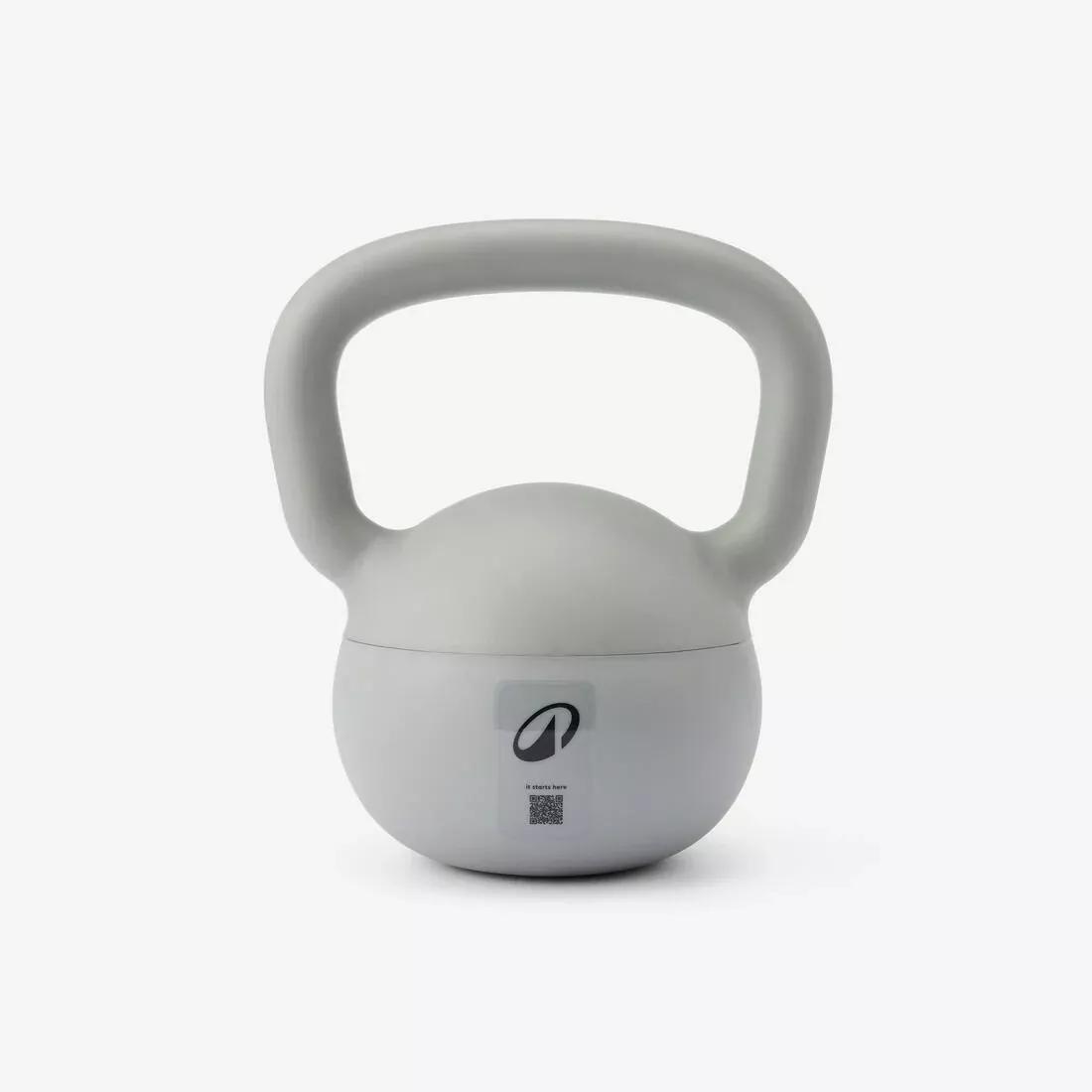 Soft Kettlebell For Home - 4kg, Grey, No Color, large image number 3