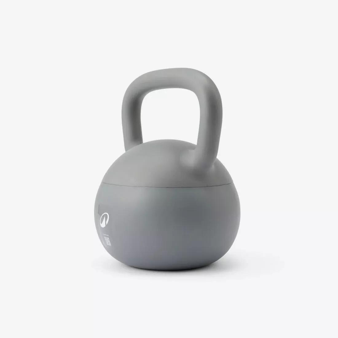 Soft Kettlebell For Home 6Kg, Grey, No Color, medium