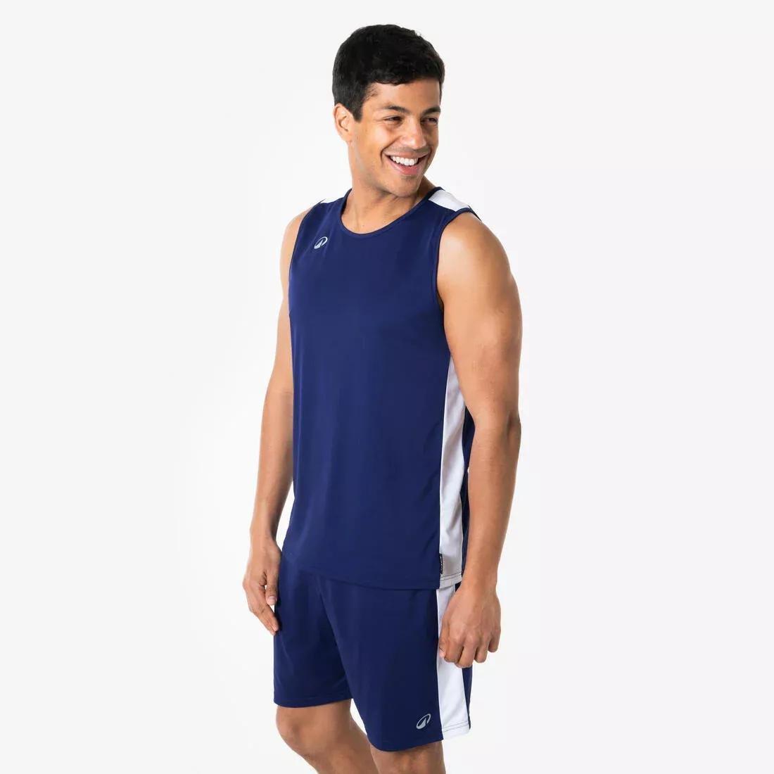 Unisex Basketball Shorts - 100, Navy, No Color, medium