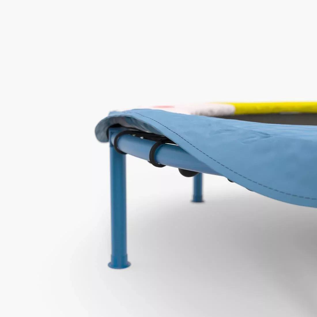 Kids Mini Trampoline, Blue, No Color, large image number 4