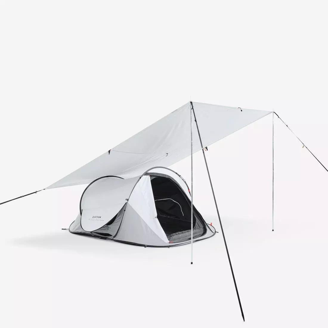 Multi-Purpose Camping Tarp Shelter - Size L, White, No Color, large image number 2