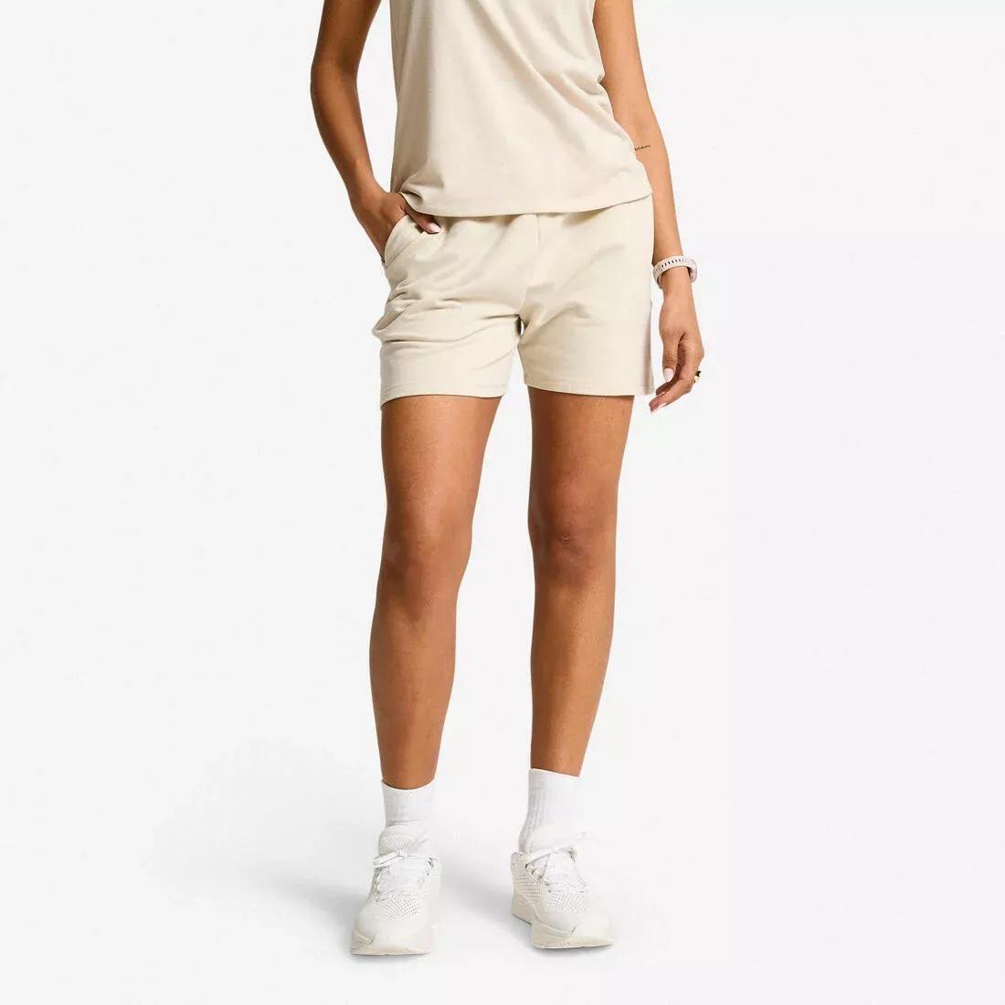Women Regular-Fit Shorts, Beige, No Color, medium