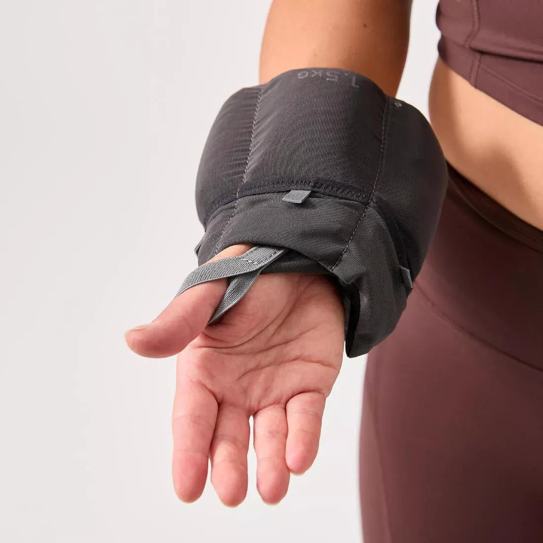 0.5 to 2 kg Adjustable Wrists and Ankle Weights, Grey, No Color, large image number 5