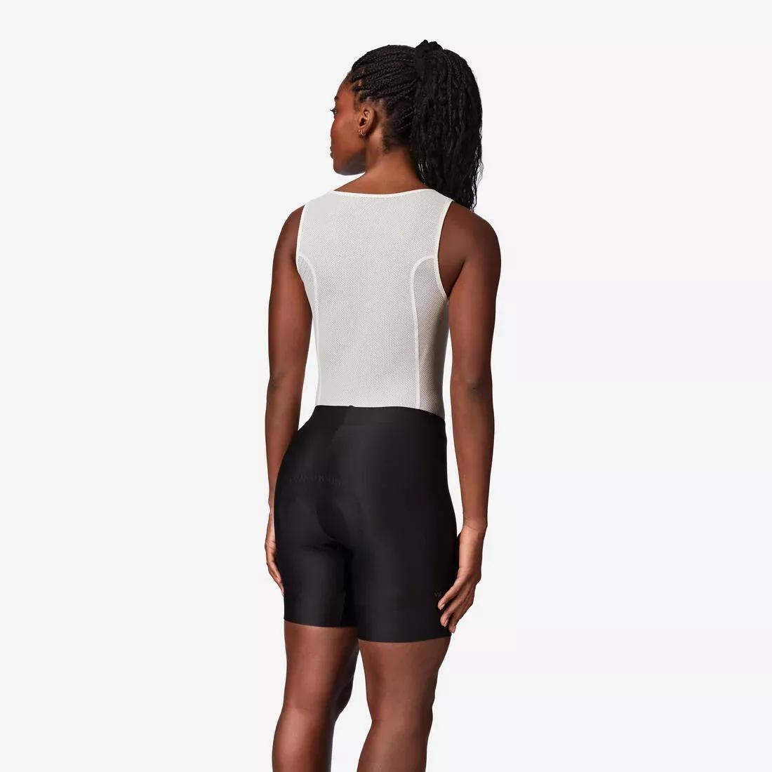 Women Road Cycling Bibless Shorts Essential, Black, No Color, medium